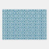 Shades of Ocean Blue Griry Key Geschenkpapier Set (Vorderseite 3)