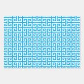 Shades of Ocean Blue Griry Key Geschenkpapier Set (Vorderseite 2)