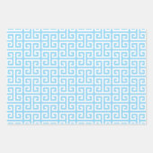 Shades of Ocean Blue Griry Key Geschenkpapier Set (Vorderseite)