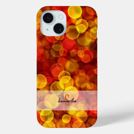 Shades of Orange Case-Mate iPhone Case (Rückseite)