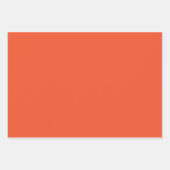 Shades Of Orange Red Yellow Ribbon Art Design Geschenkpapier Set (Vorderseite 3)