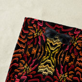 Shades Of Orange Red Yellow Ribbon Art Design Strandtuch (Beispiel)