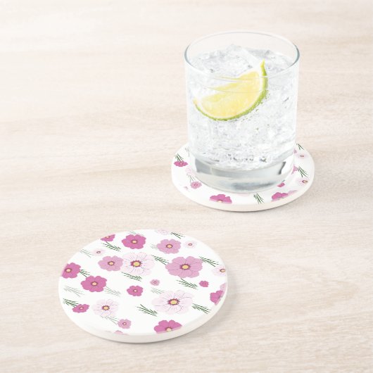 shades of pink bloomer getränkeuntersetzer (Seite)