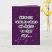 Shades of Purple Hook It Karte (Gelbe Blume)