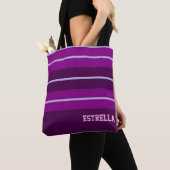 Shades of Purple Striped  Tasche (Von Nahem)
