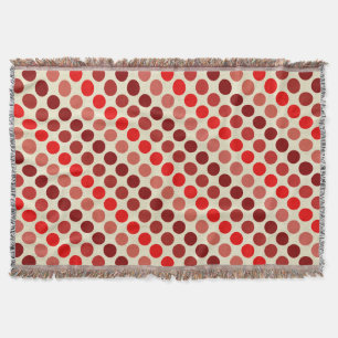 Shades of Red Polka Dots by Shirley Taylor Decke