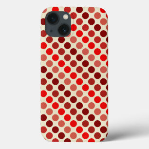 Shades of Red Polka Dots von Shirley Taylor Case-Mate iPhone Hülle