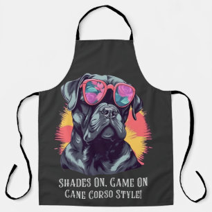 Shades On, Game On - Cane Corso Style! Schürze