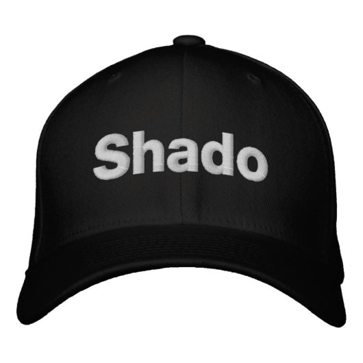 Shado Bestickte Baseballkappe (Vorderseite)
