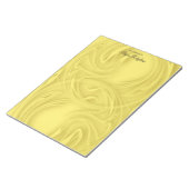 Shadow Abstract Over Yellow Artwork Personalized Notizblock (angewinkelt)