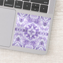 Shadow Abstract Violet Purple White Watercolor Art Aufkleber