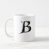 Shadow B – Dark Letter B cup Kaffeetasse (Links)