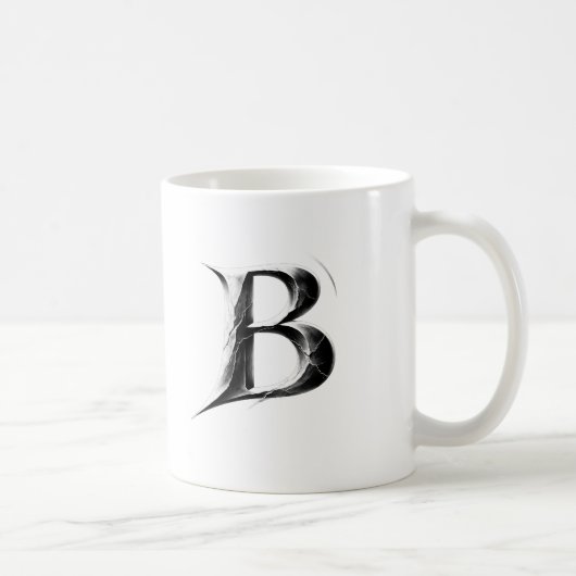 Shadow B – Dark Letter B cup Kaffeetasse (Rechts)
