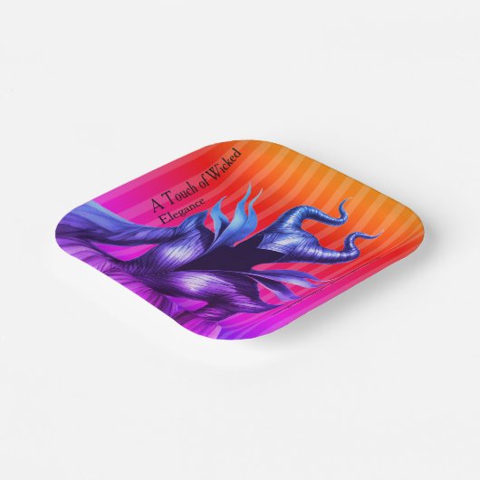 Shadow Ball Dark Fantasy Party | green Paper Cup Pappteller (Gewinkelt)