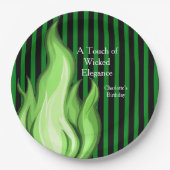 Shadow Ball Dark Fantasy Party | green Paper Cup Pappteller (Vorderseite)