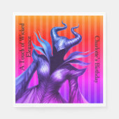 Shadow Ball Dark Fantasy Party | green Paper Cup Serviette (Vorderseite)