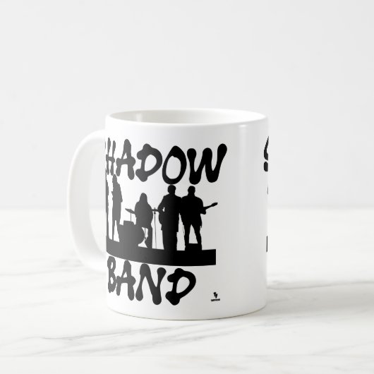 Shadow Band Fun Music Spaß Slogan Kaffeetasse (Vorderseite Links)