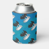 Shadow Bear Cub on Blue Dosenkühler (Kanne Rückseite)