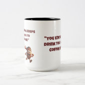 Shadow Behalte dir, dich in die sonnige Maske zu v Zweifarbige Tasse (Mittel)