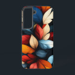 Shadow Berry Samsung Galaxy Hülle<br><div class="desc">Tiefe Beeren und Blätter blühen unter dunklem Licht.</div>