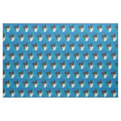 Shadow Billy Goat auf blau Stoff (Fat Quarter (45,7 x 55,9 cm))