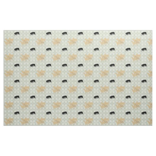Shadow Border Collie Shadow Sheep Stoff (Fat Quarter (45,7 x 55,9 cm))