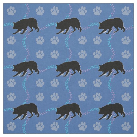 Shadow Border Collie Stoff (Muster)