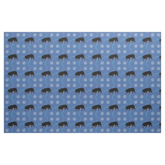 Shadow Border Collie Stoff (Fat Quarter (45,7 x 55,9 cm))