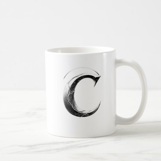 Shadow C – Dark Letter C cup Kaffeetasse (Rechts)