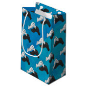 Shadow Camel auf Blue Kleine Geschenktüte (Rückseite Schrägansicht)