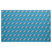 Shadow Camel auf Blue Stoff (Fat Quarter (45,7 x 55,9 cm))