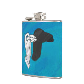 Shadow Camel On Blue Flachmann (Links)