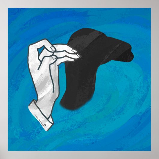 Shadow Camel On Blue Poster (Vorne)