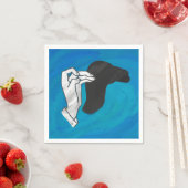 Shadow Camel On Blue Serviette (Beispiel)