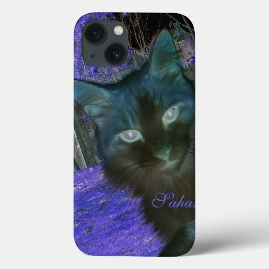 Shadow Cat in Lavender iPad-Fall Case-Mate iPhone Hülle (Rückseite)