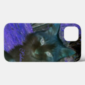 Shadow Cat in Lavender iPad-Fall Case-Mate iPhone Hülle (Rückseite (Horizontal))
