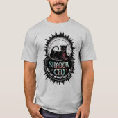 Shadow CEO Night Panther Gothic Cat Design T-Shirt (Vorderseite)