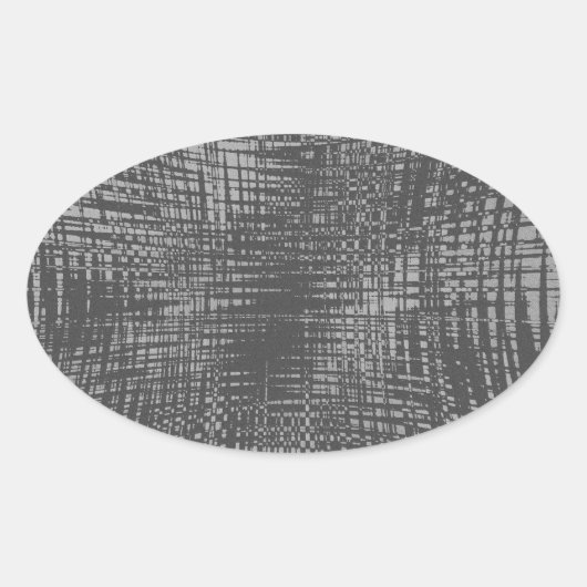 Shadow City Ovaler Aufkleber (Vorderseite)