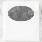 Shadow City Ovaler Aufkleber (Tasche)