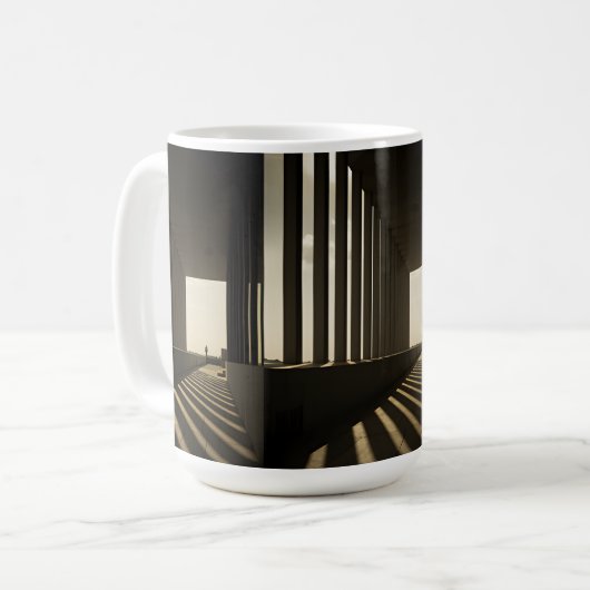 Shadow Columns Kaffeetasse (Vorderseite Links)