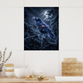 Shadow Crow Midnight Frost Leinwand Poster (Küche)