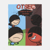 Shadow Demon Invasion Blanket Fleecedecke (Vorderseite)