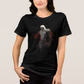 Shadow Demon with Burning Eyes Tri-Blend Shirt (Vorderseite)