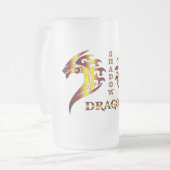 Shadow Dragon Beer Glass Mattglas Bierglas (Vorderseite Links)