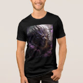 Shadow Dragon in Twilight Forest Tri-Blend Shirt (Vorderseite)