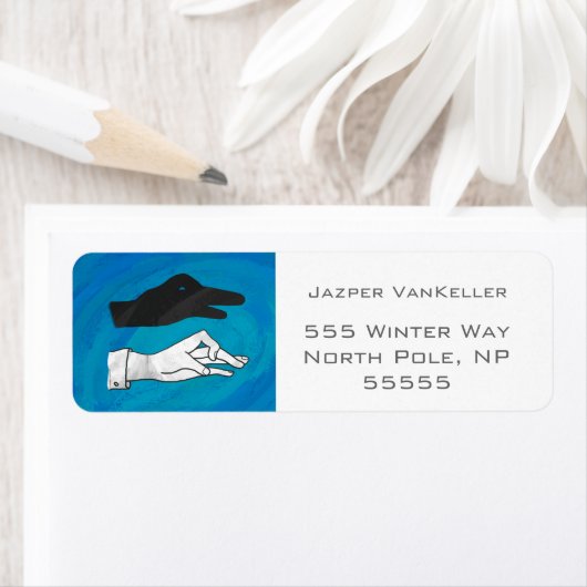 Shadow Duck On Blue (Insitu)