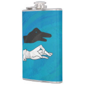 Shadow Duck On Blue Flachmann (Links)