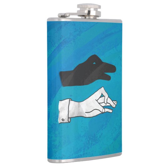 Shadow Duck On Blue Flachmann (Rechts)