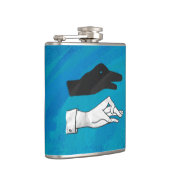 Shadow Duck On Blue Flachmann (Rechts)