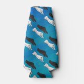 Shadow Duck on Blue Flaschenkühler (Vorderseite)